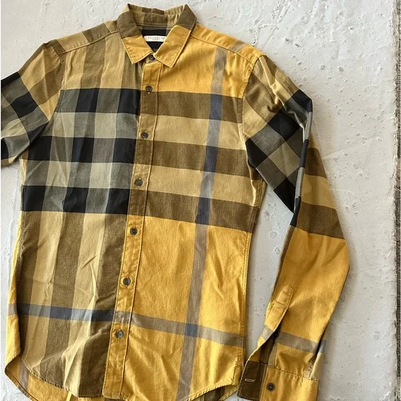 Burberry men’s  casual Long sleeve dress shirt size small - Picture 3 of 8